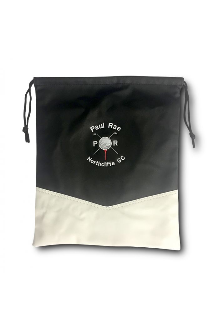 embroidered golf shoe bags